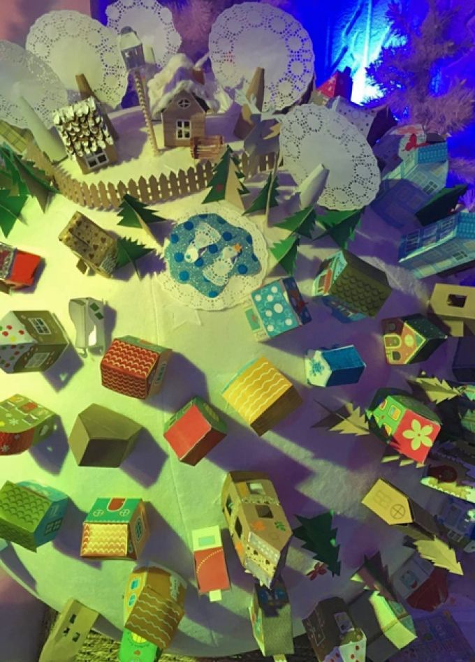 Новогодняя деревня Морозовка